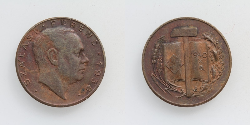Ungarn AE-Medaille Ferenc Szálasi 1938 / 1940