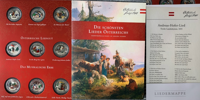 Die schönsten Lieder Österreichs Silber inkl. Liederbuch