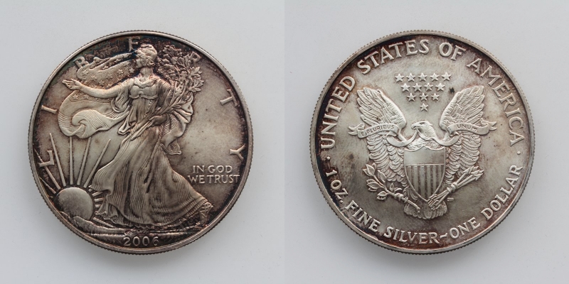 USA 1 Dollar 2006 Silber 999