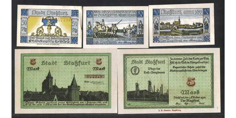 Sachsen-Anhalt Notgeld Staßfurt 1921