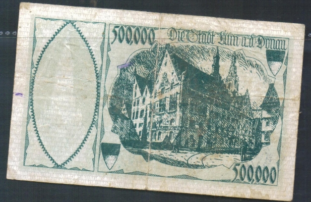 Ulm 500 000 Mark 1923