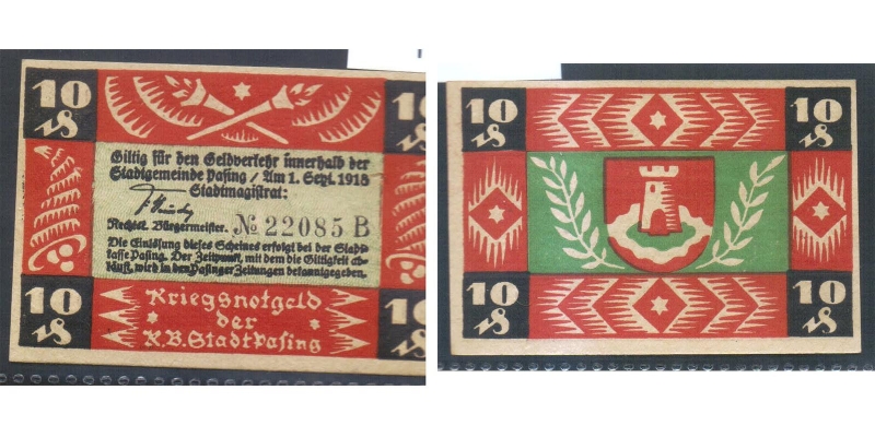 Bayern Pasing 10 Pfennig 1918