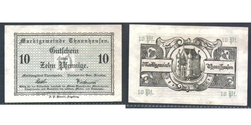 Bayern Thannhausen 10 Pfennig o.D. (1918)
