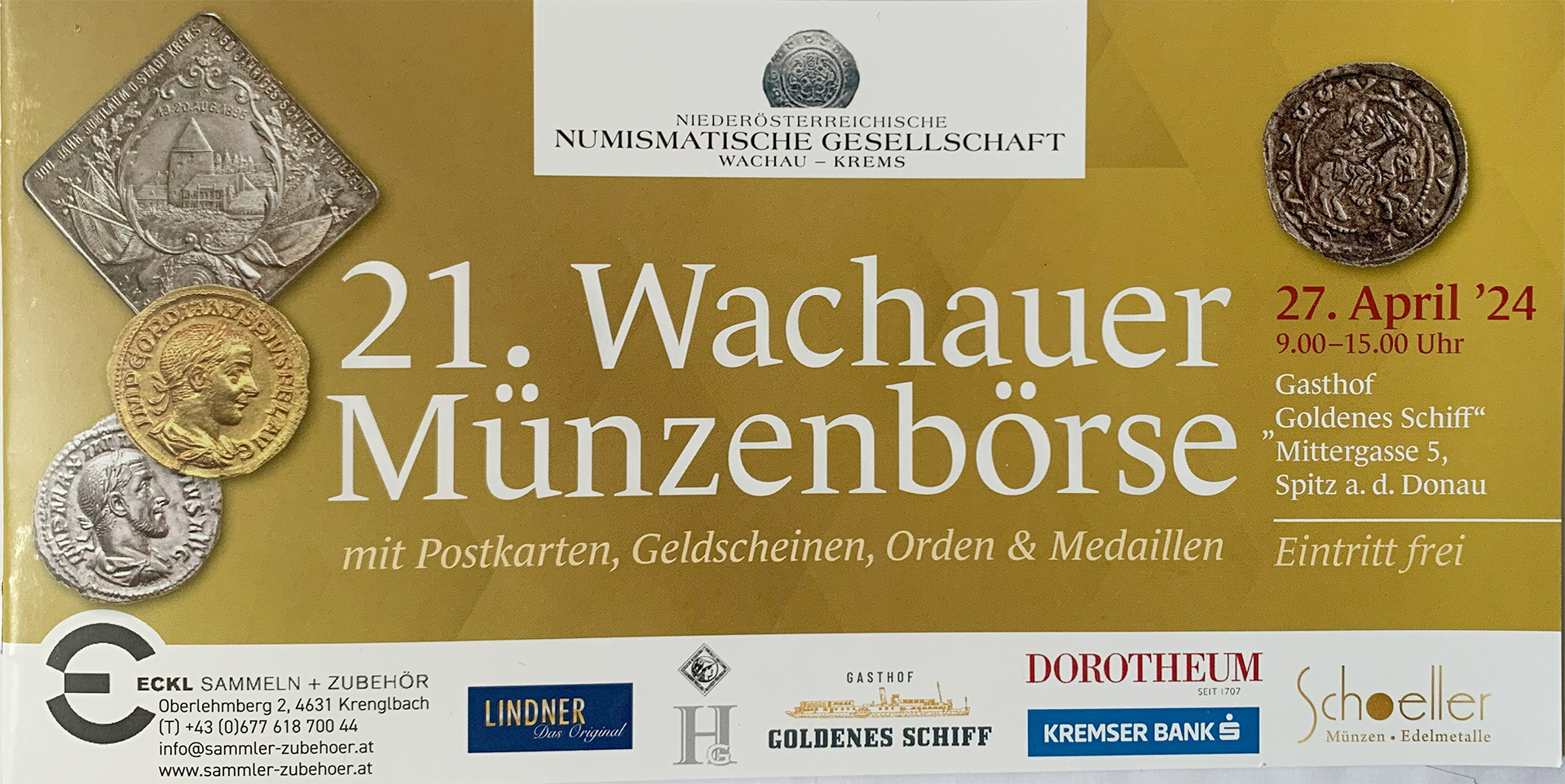 21. Wachauer Münzenbörse