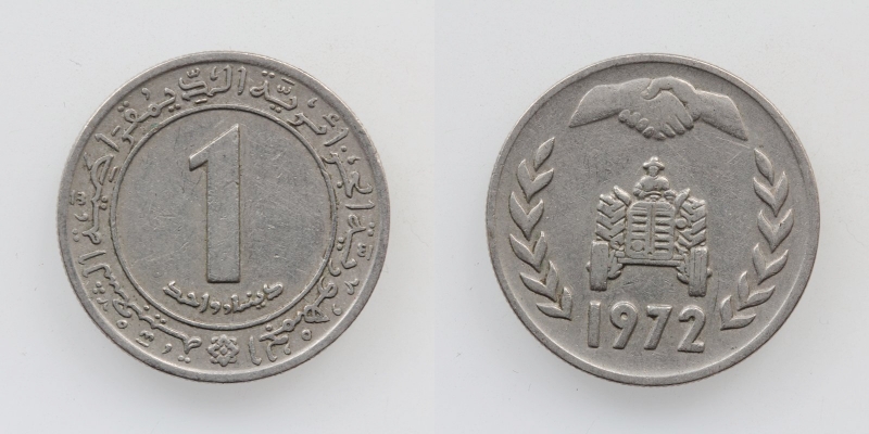 Algerien 1 Dinar 1972 FAO