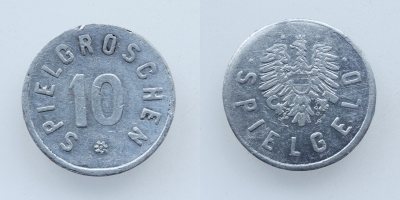 Österreich Spielgeld 10 Spielgroschen o.J.