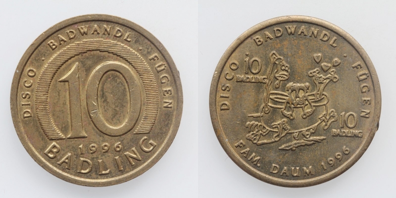 Tirol Jeton Disco Badwandl Fügen Fam. Daum 1996 10 Badling