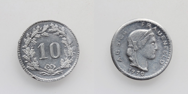 Schweiz Jeton A.G. Sigg Frauenfeld 10 Rappen 1970