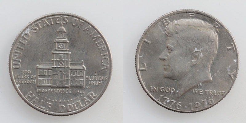 USA Half Dollar 1976 200 Jahre Unabhängigkeit