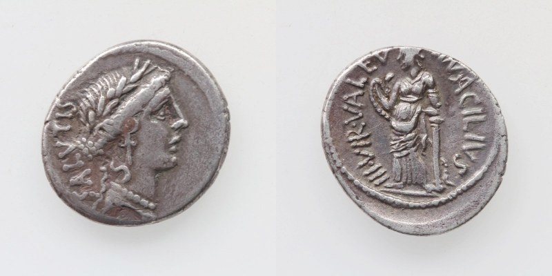 Mn Acilius Glabrio 49 v.Chr. Denar (Aztedenar) R!