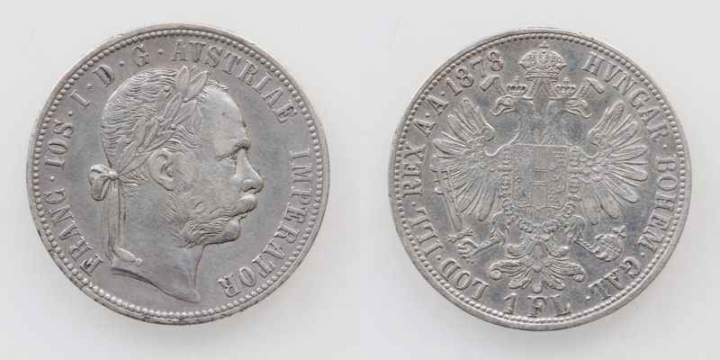 Österreich-Ungarn Franz Joseph I. Gulden 1878