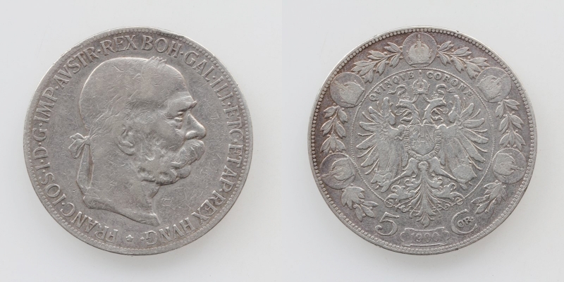 Österreich/Ungarn Franz Joseph I. 5 Kronen 1900