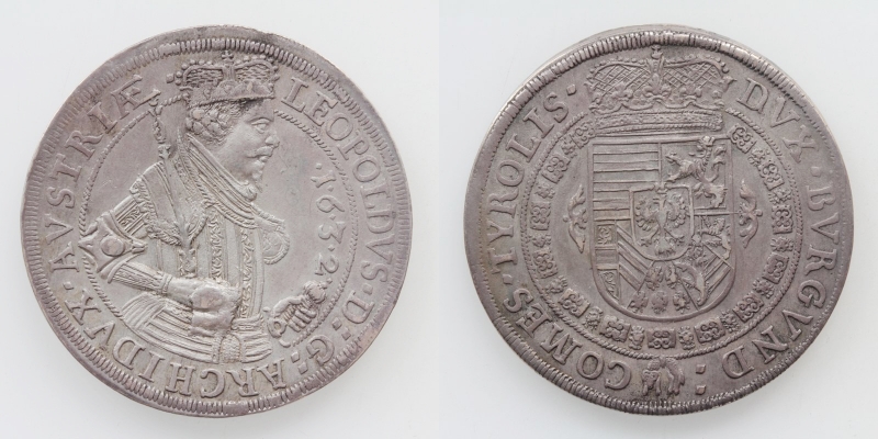 Tirol EH Leopold V. Taler 1632 Hall