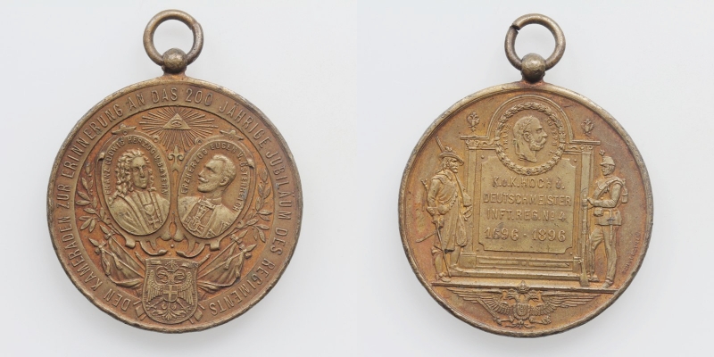 Franz Joseph I. AE-Medaille 1896 von Johann Schwerdtner
