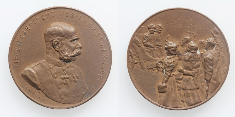 Franz Joseph I. AE-Medaille 1898 von R. Marschall