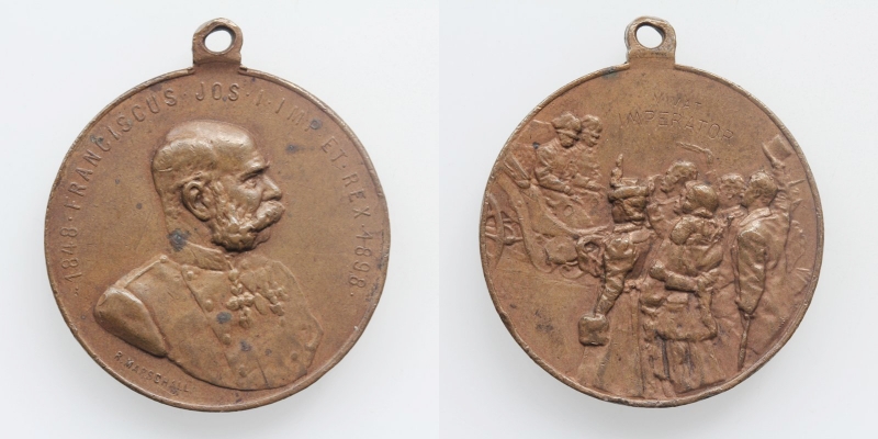 Franz Joseph I. AE-Medaille 1898 von R. Marschall