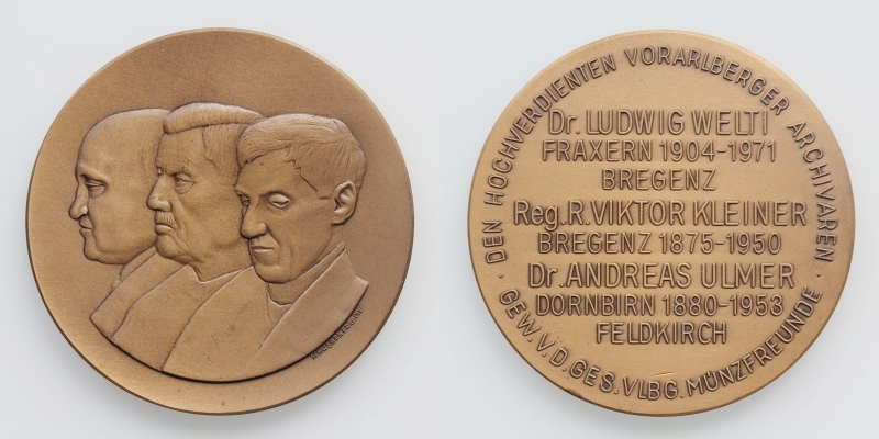 Vorarlberg AE-Medaille 1977 Bregenz Feldkirch