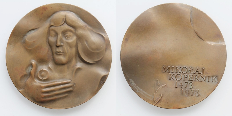 Mikolaj Kopernik AE-Medaille 1973 500 Jahre