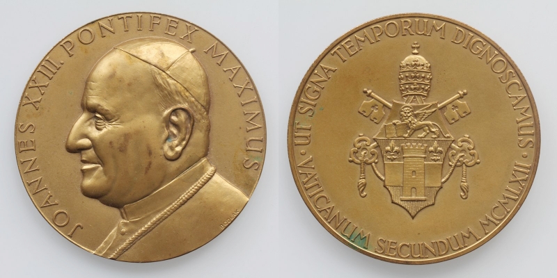 Vatikan Joannes XXIII. AE-Medaille 1962
