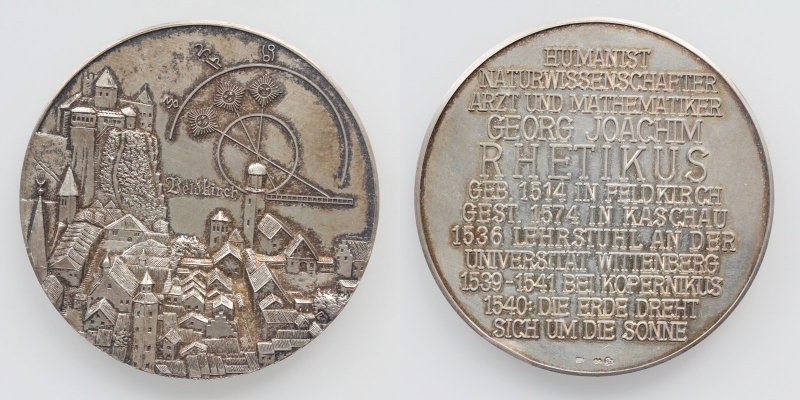 Vorarlberg AG-Medaille o.J. Feldkirch Georg Joachim Rheticus