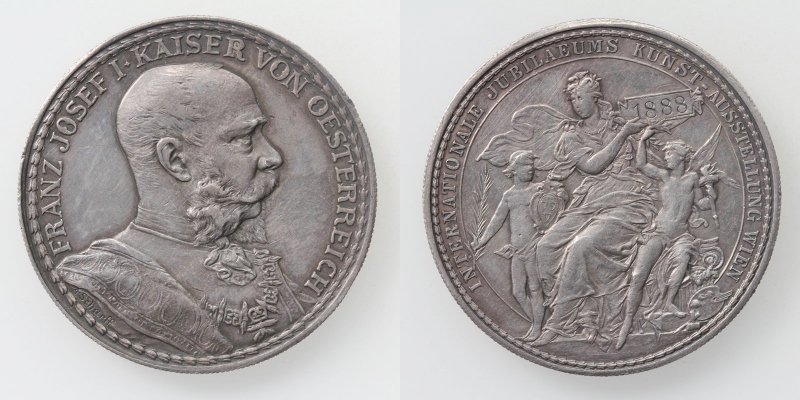Franz Joseph I. AG-Medaille 1888 von A. Scharff