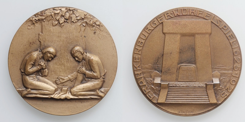 AE-Medaille Frankenburger Würfelspiel 1625-1925 von L. Huter