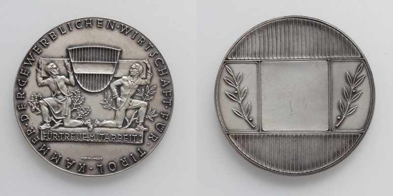 AE-Medaille o.J. Kammer der Gewerblichen Wirtschaft Tirol