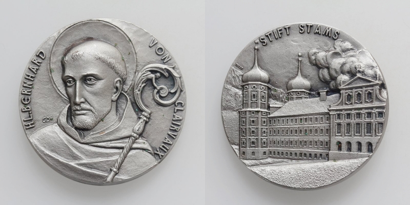 Tirol AE-Medaille o.J. Stift Stams Hl. Bernhard