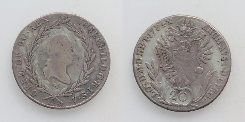 Joseph II. 20 Kreuzer 1784 E Karlsburg
