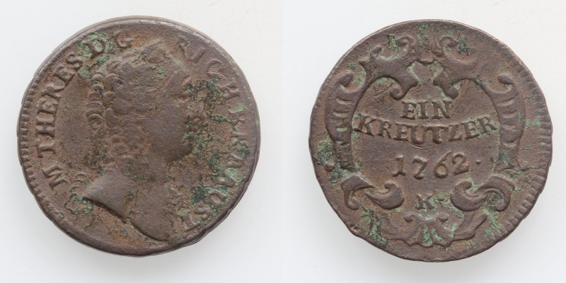 Maria Theresia 1 Kreuzer 1762 K Kremnitz