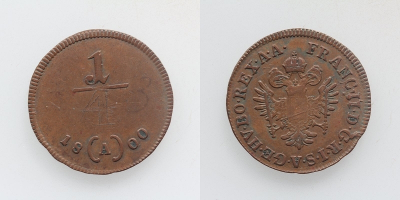 Franz II.(I.) 1/4 Kreuzer 1800 A Wien