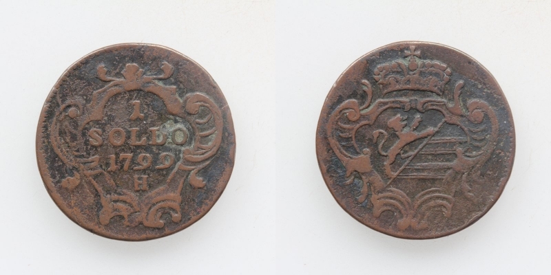 Franz II.(I.) 1 Soldo 1799 H Günzburg für Görz
