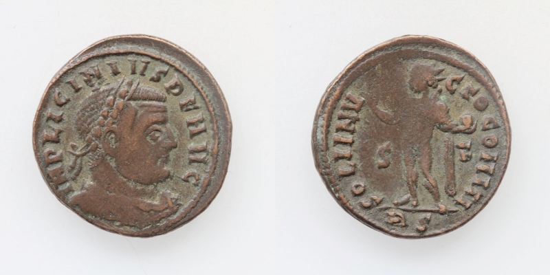 Licinius I. 308-324 Follis Sol