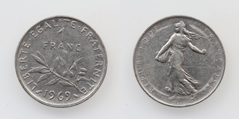 Frankreich 1 Franc 1969