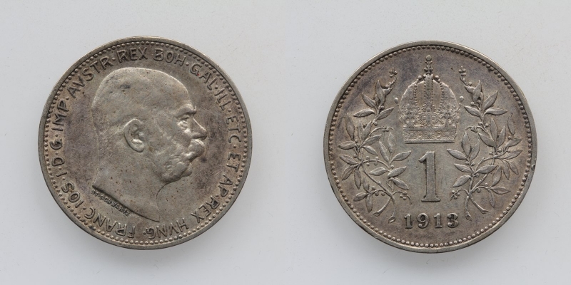 Österreich-Ungarn Franz Joseph I. 1 Krone 1913