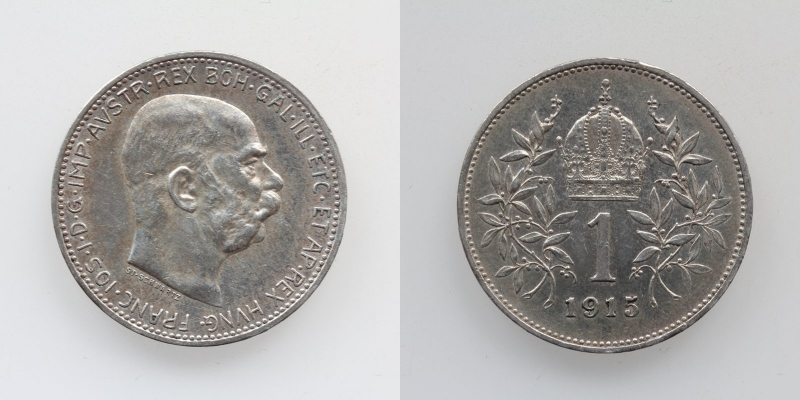 Österreich-Ungarn Franz Joseph I. 1 Krone 1915