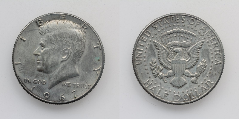 USA Half Dollar 1964 Silber