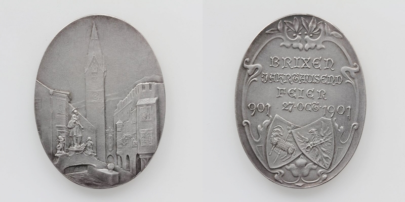 Tirol-Brixen AG-Medaille 1901 Jahrtausendfeier