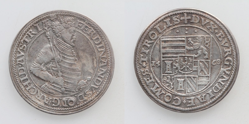 Tirol EH Ferdinand II. 1564-1595 10 Kreuzer 1568 Mühlau R!