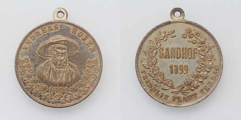 Andreas Hofer AE-Medaille 1899 Sandhof