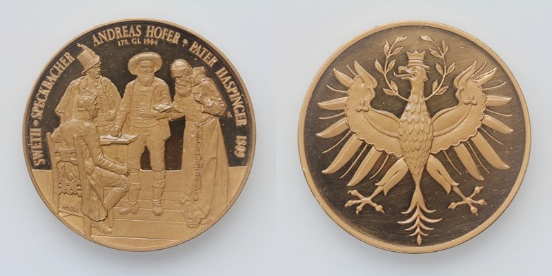 Tirol AE-Medaille Andreas Hofer 1984 175 Jahre PP