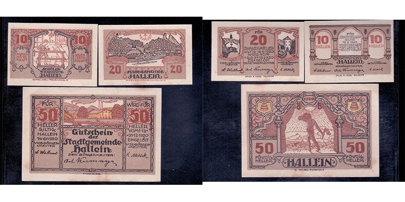 Salzburg Gutschein Stadtgemeinde Hallein 1920