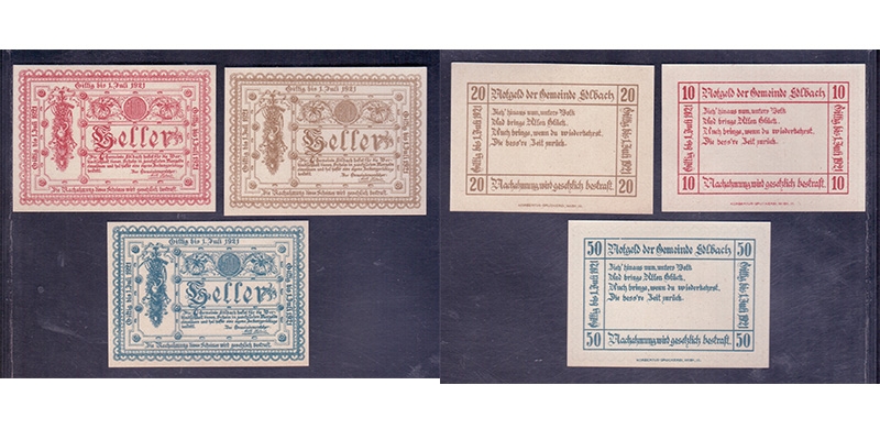 OÖ Notgeld Gemeinde Edlbach 1920