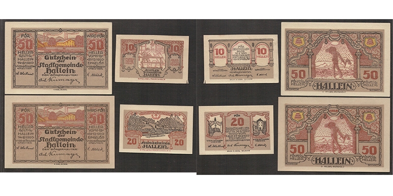 Salzburg Notgeld Stadtgemeinde Hallein 1920