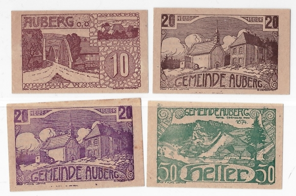 OÖ Gutschein Gemeinde Auberg 1920 II. Auflage