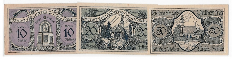 Salzburg Gutschein Gemeinde Anthering 1920