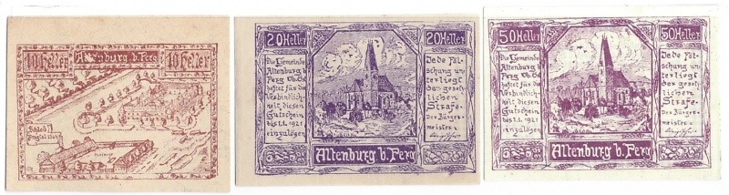 OÖ Notgeld Gemeinde Altenburg bei Perg 1920