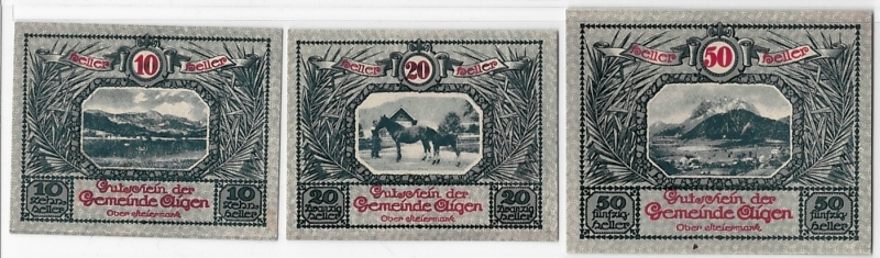Steiermark Notgeld Gemeinde Aigen 1920