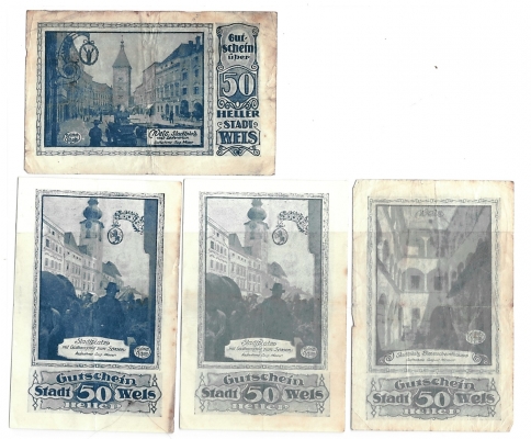 OÖ Gutschein Stadt Wels 1920