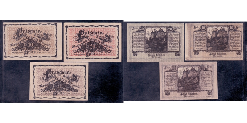 OÖ Notgeld Marktgemeinde Leiben 1920